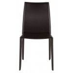 Sienna Brown Leather Dining Chair, HGGA284