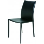 Sienna Black Leather Dining Chair, HGGA309