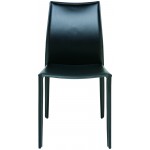 Sienna Black Leather Dining Chair, HGGA309