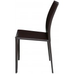 Sienna Brown Leather Dining Chair, HGGA310