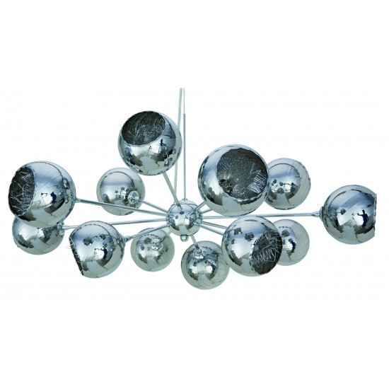 Sylvie Silver Glass Pendant Lighting