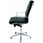 Lucia Black Naugahyde Office Chair, HGJL280