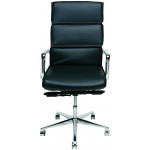 Lucia Black Naugahyde Office Chair, HGJL280