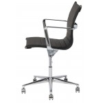 Antonio Black Naugahyde Office Chair