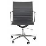 Antonio Grey Naugahyde Office Chair