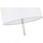 Elegant Decor Laurent 1 Light Polished Nickel Table Lamp