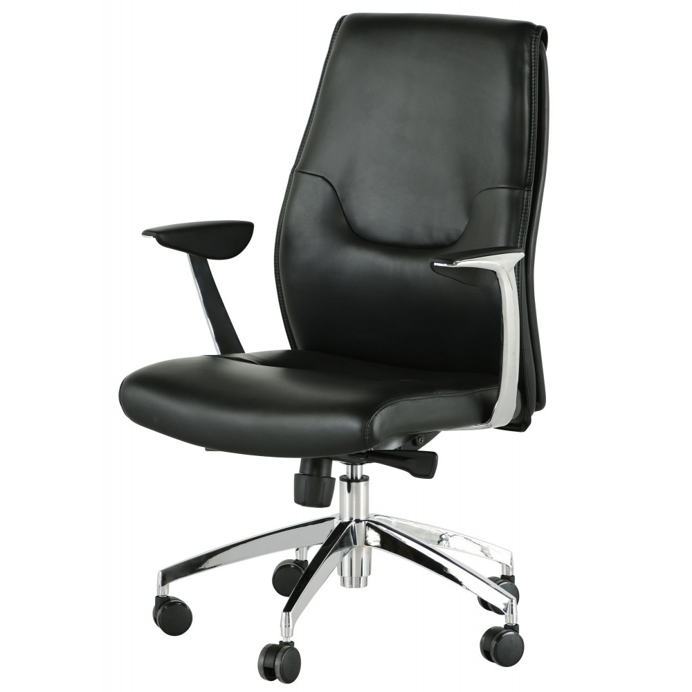 Klause Black Naugahyde Office Chair