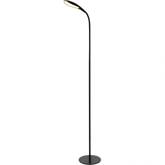 Elegant Decor Illumen Collection 1-Light Matte Black Finish Led Floor Lamp