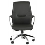 Klause Grey Naugahyde Office Chair