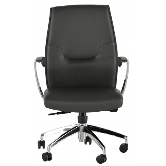 Klause Grey Naugahyde Office Chair