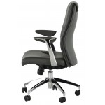 Klause Grey Naugahyde Office Chair