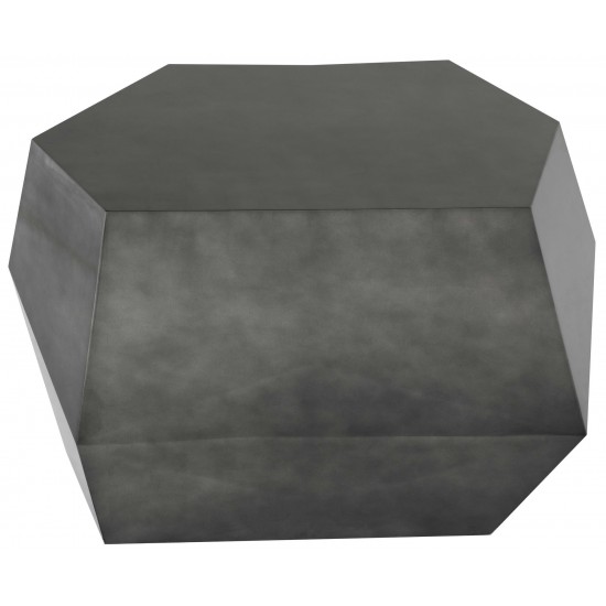 Gio Pewter Wood Coffee Table