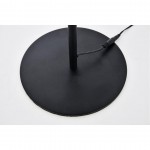 Elegant Decor Illumen Collection 1-Light Matte Black Finish Led Floor Lamp