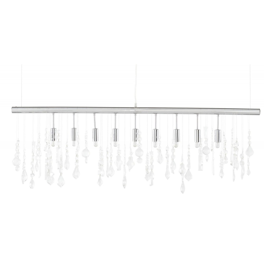 Crystal Linear Clear Glass Pendant Lighting Crystal Linear Clear Glass Pendant Lighting