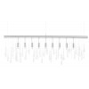 Crystal Linear Clear Glass Pendant Lighting