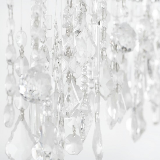 Crystal Linear Clear Glass Pendant Lighting