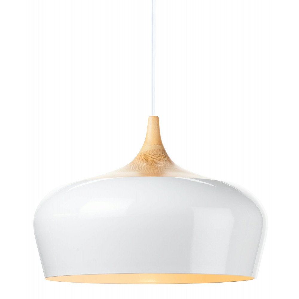 Liam White Metal Pendant Lighting, HGMO184