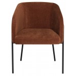 Estella Terracotta Fabric Dining Chair