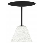 Alma Black Metal Side Table, HGMV207