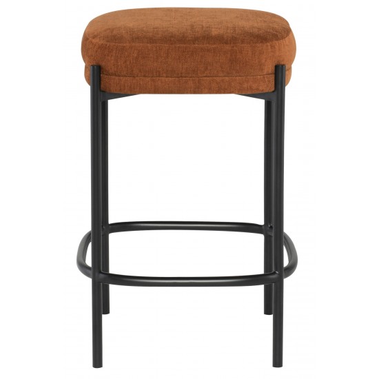 Inna Terracotta Fabric Counter Stool, HGMV237