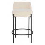 Inna Almond Fabric Counter Stool, HGMV250