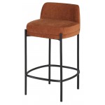 Inna Terracotta Fabric Counter Stool, HGMV252