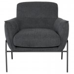 Oscar Iron Fabric Occasional Chair