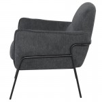 Oscar Iron Fabric Occasional Chair