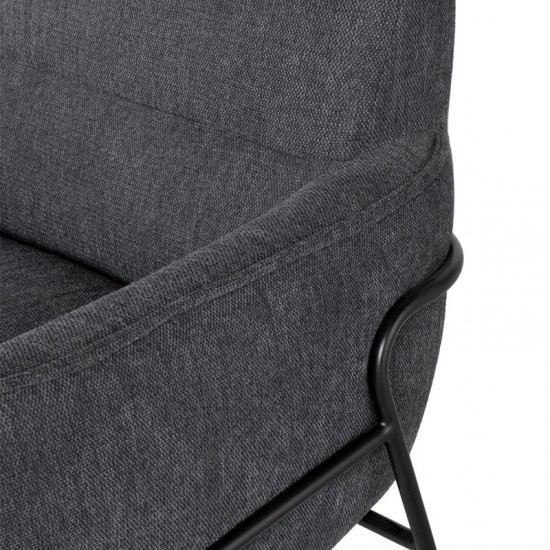 Oscar Iron Fabric Occasional Chair