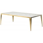 Mink White Stone Coffee Table, HGNA138