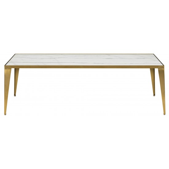 Mink White Stone Coffee Table, HGNA138