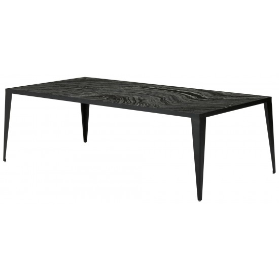 Mink Black Wood Vein Stone Coffee Table, HGNA139