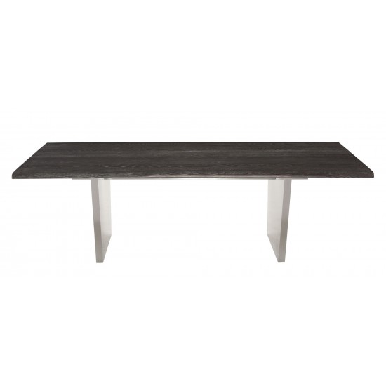 Aiden Oxidized Grey Wood Dining Table, HGNA454