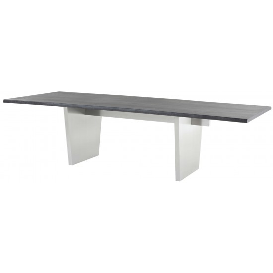 Aiden Oxidized Grey Wood Dining Table, HGNA456