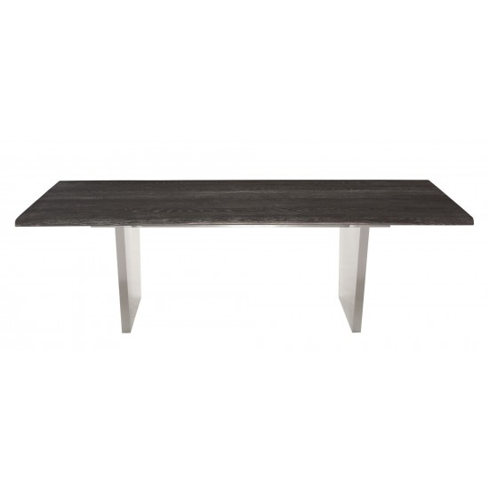 Aiden Oxidized Grey Wood Dining Table, HGNA456