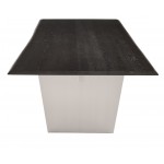 Aiden Oxidized Grey Wood Dining Table, HGNA456