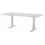 Toulouse White Stone Dining Table, HGNA480