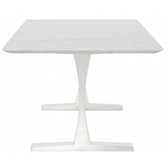 Toulouse White Stone Dining Table, HGNA480