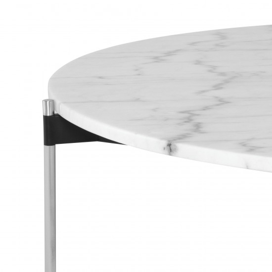 Pixie White Stone Coffee Table, HGNA496