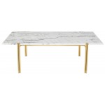 Sussur White Stone Coffee Table, HGNA507