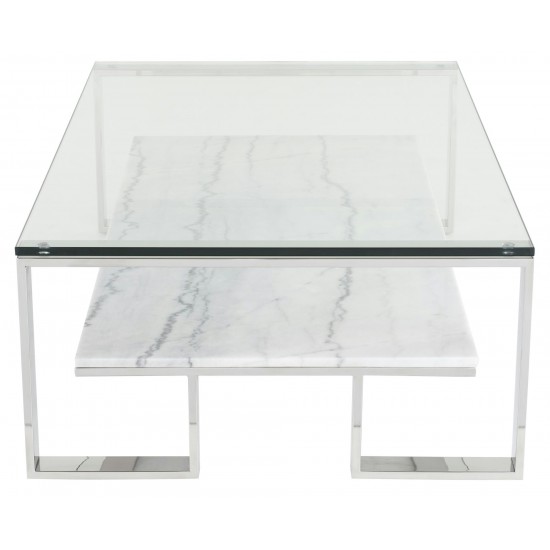 Tierra White Stone Coffee Table, HGNA512