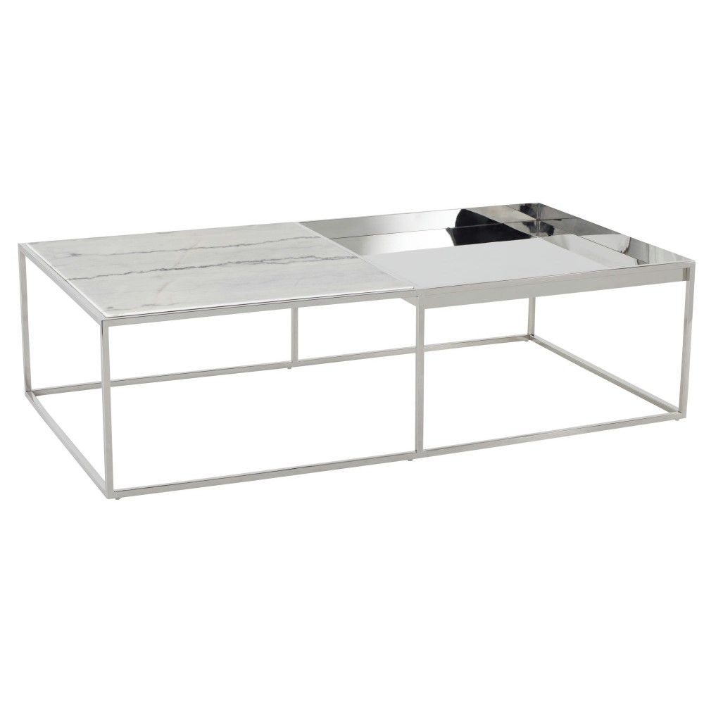 Corbett White Stone Coffee Table, HGNA528 Corbett White Stone Coffee Table, HGNA528