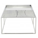Corbett White Stone Coffee Table, HGNA528