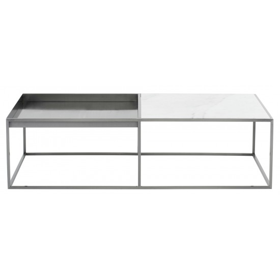 Corbett White Stone Coffee Table, HGNA531