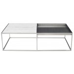 Corbett White Stone Coffee Table, HGNA531