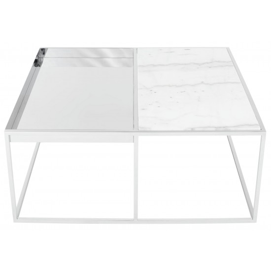 Corbett White Stone Coffee Table, HGNA534