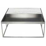 Corbett White Stone Coffee Table, HGNA537