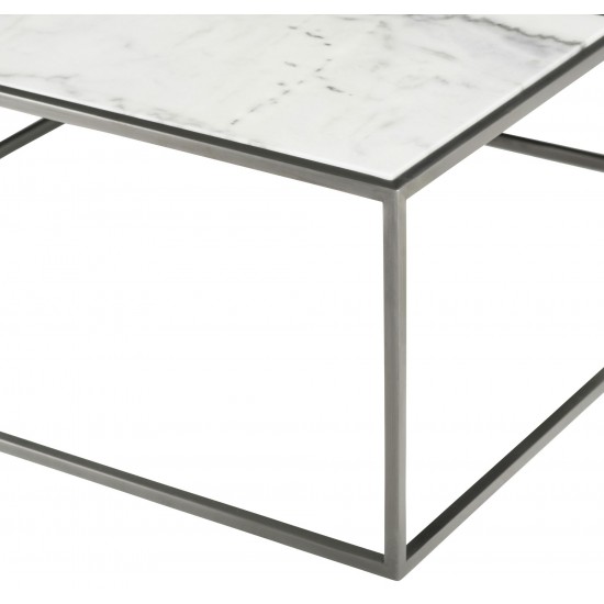 Corbett White Stone Coffee Table, HGNA537
