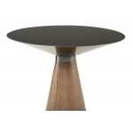 Iris Graphite Metal Side Table, HGNA542