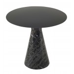 Iris Graphite Metal Side Table, HGNA544